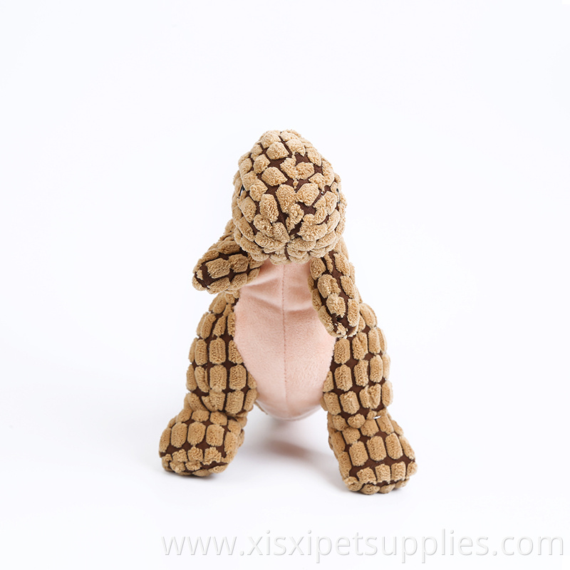 popular dinosaur style plush dog pet squeaky toy
